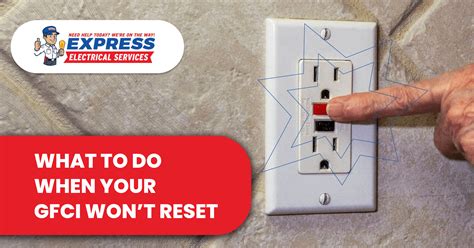 gfci reset in electrical box|gfci receptacle will not reset.